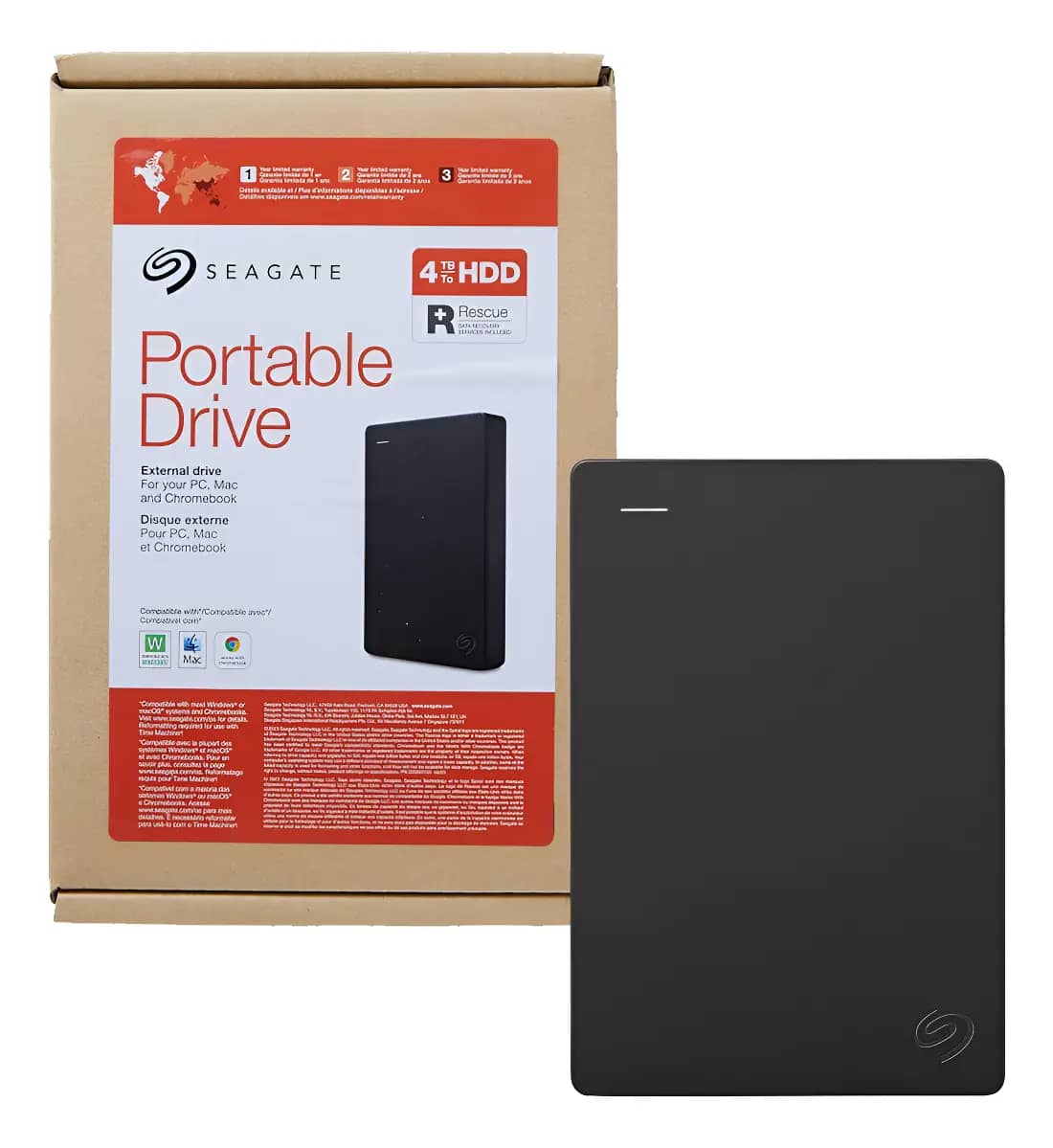 HD Externo 4TB Seagate Expansion STGX4000400 2.5 Usb 3.0