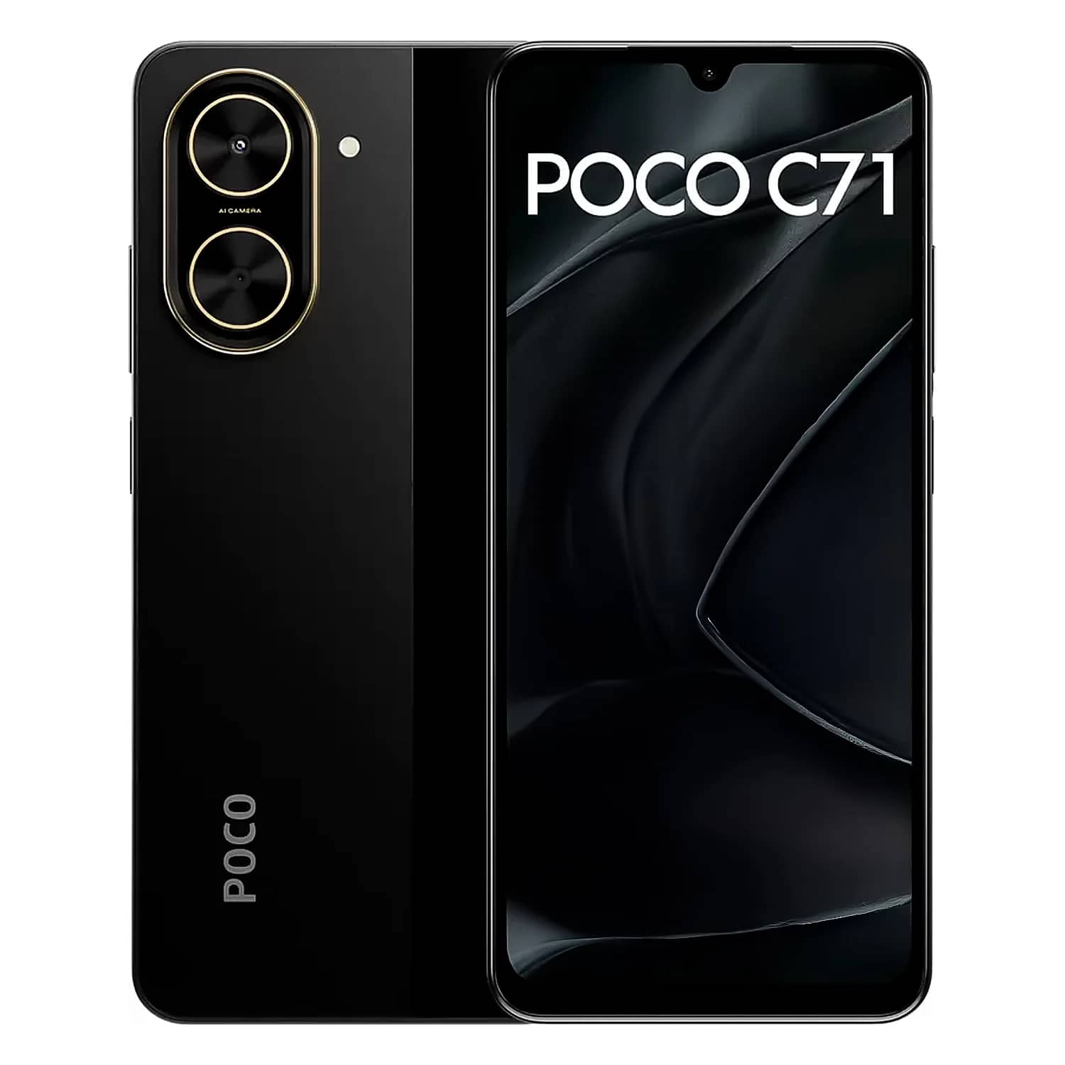 Smartphone Xiaomi Poco C71 128GB 4GB RAM Dual SIM Tela 6.88" - Preto