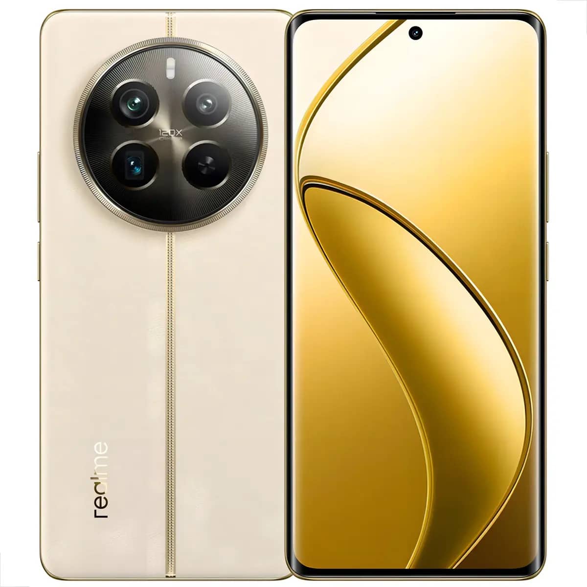 Smartphone Realme 12 Pro+ Plus 5G 512GB 12GB RAM Dual SIM Tela 6.73" - Bege